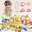 Pop-Arty Beads Snap-Together for Kid Jewelry Fashion Kit DIY Necklace and Bracelet Crafts Birthday Toy Gifts Kids Beads
